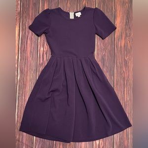 Lularoe Purple Amelia dress XS